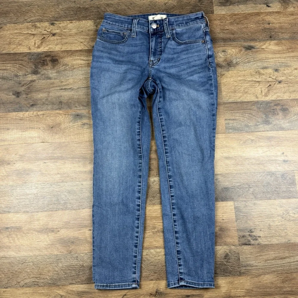 Madewell Curvy Roadtripper‎ Classic Blue Women's Jeans, Size 25 Petite